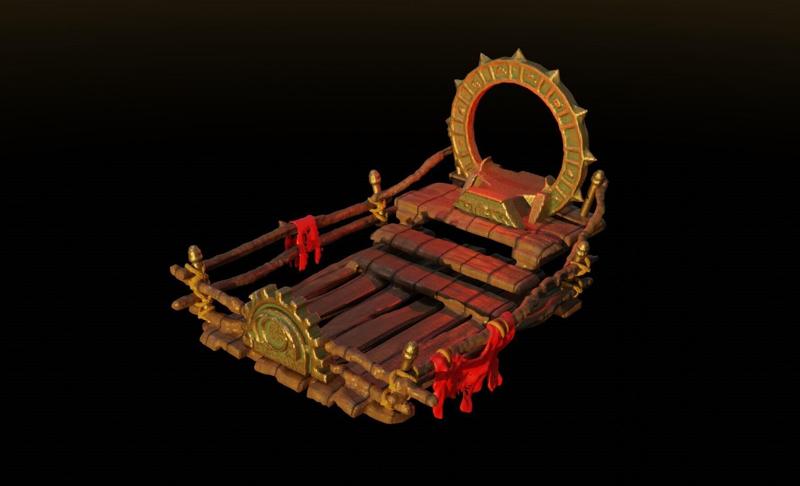 Lizardmen Triceratops Howdah