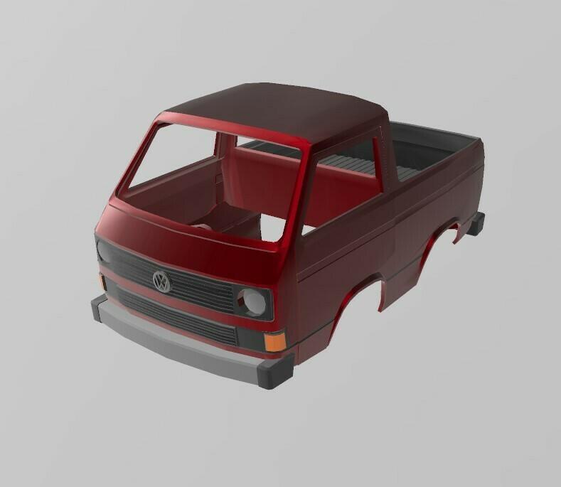 VOLKSWAGEN T3 BUS SHORTY TRUCK 1:24 & 1:25 SCALE