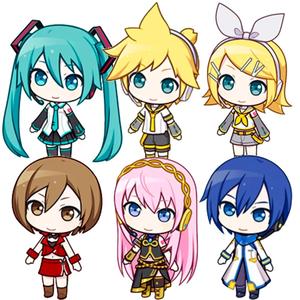 Vocaloid Piapro Characters Keychains Pack