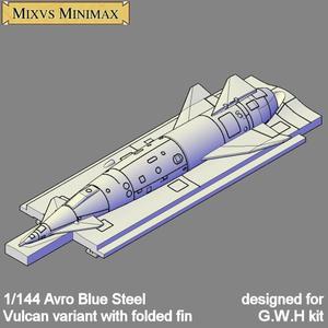 1/144 Avro Blue Steel (Vulcan variant with folded fin)