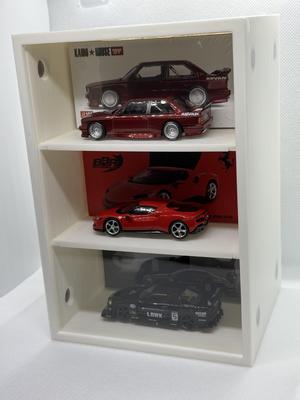 Expandable Modular Display for Diecast Cars (Kaido House, Mini GT, BBR) - STL File