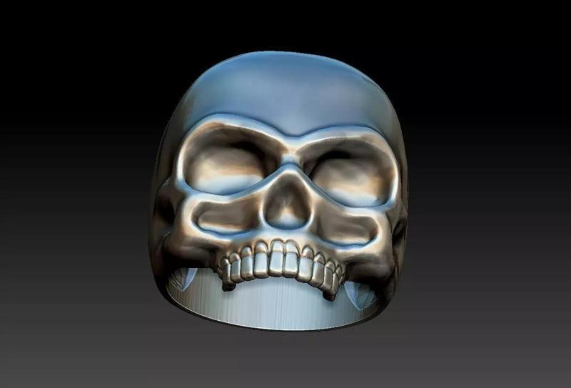 Skull ring Caveira - Guerreiro