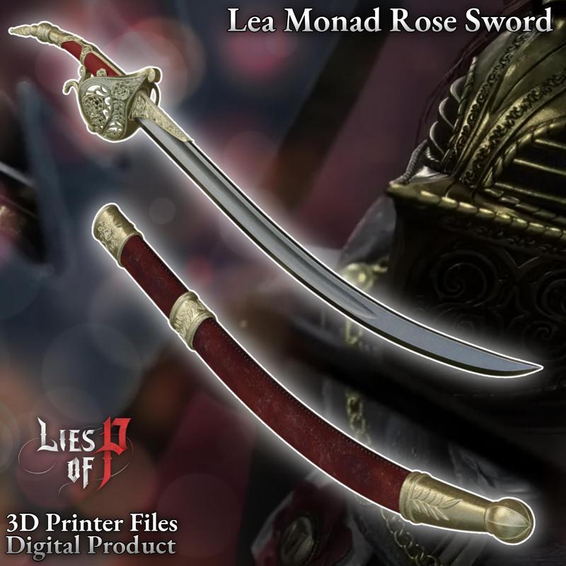 Fantasy Lea Monad Cosplay Rose Sword Lies Overture
