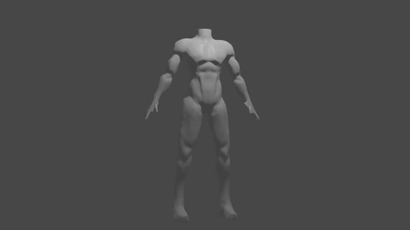 Male torso