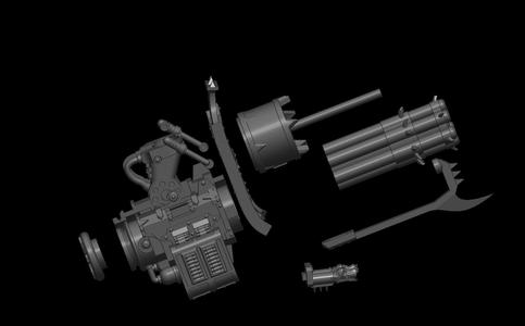 Chaos Knight Rotating Chain Cannon