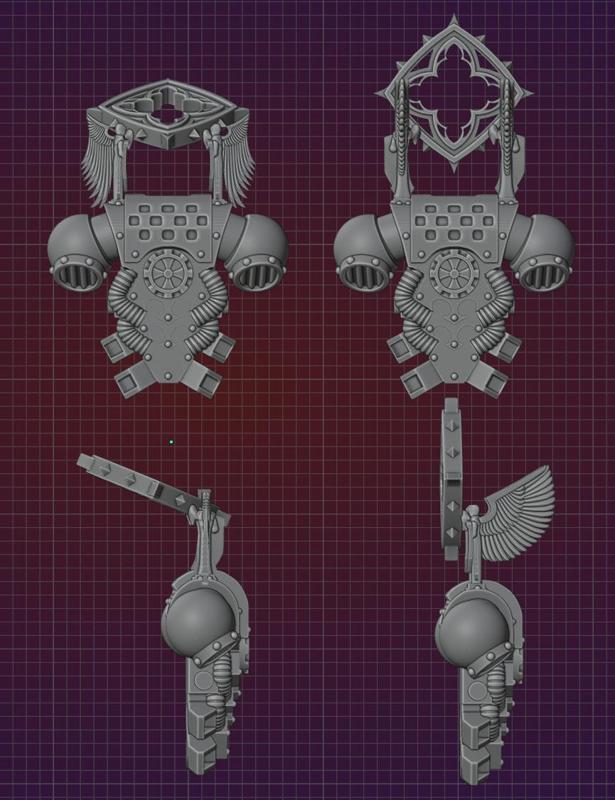 Gloomy Angelic Halo Backpacks