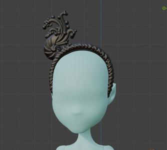 Monster High Doll Lagoona Blue Frights Camera Action Black Headband Replacement