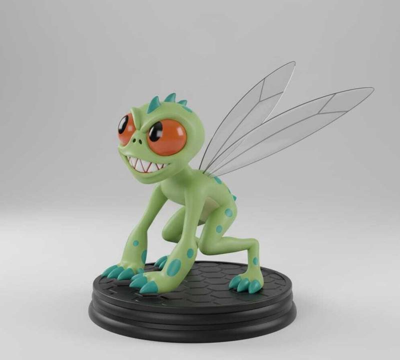 monster with wings - the haunted hotel (netflix series)