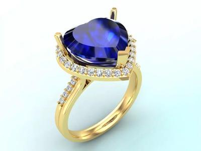 Heart Ring - Diamond Rings - Womens Rings