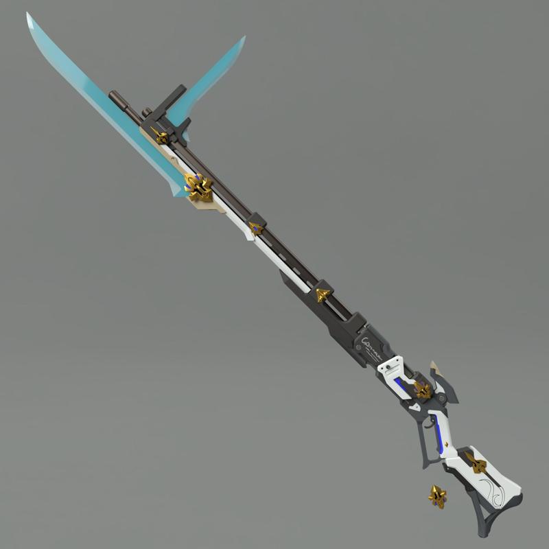 Honkai Star Rail Bronya Earrings. Video game, props, cosplay