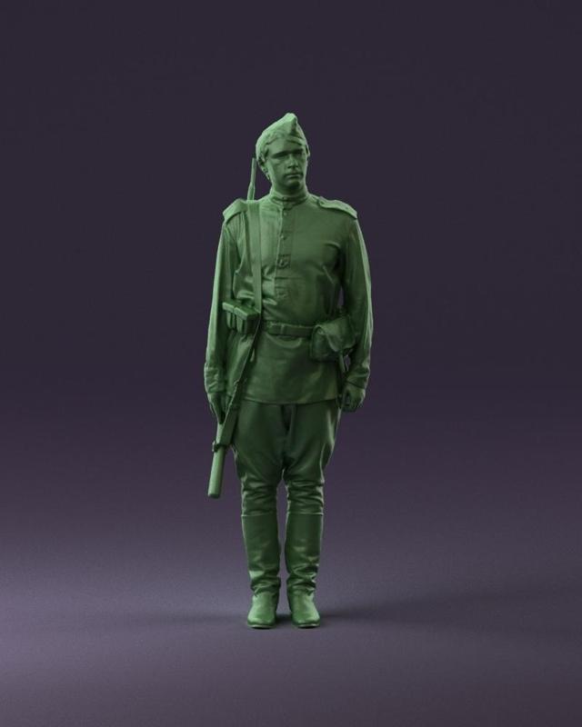 001008 man in soldier uniform sniper rifle