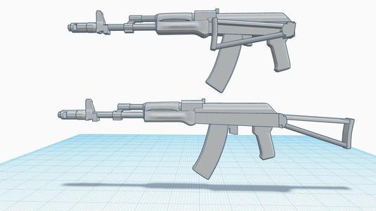 AK-74S (Low Detail)