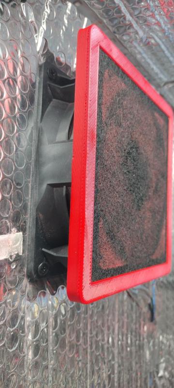 140mmx140mm fan cover with filter