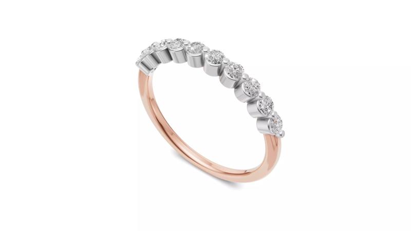 Half Eternity Band Diamond Ring