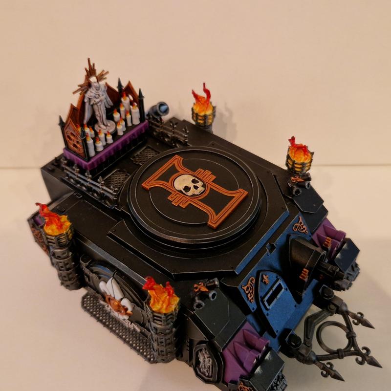 Immolator to Rhino Top Blanking Plate / Hatch Sisters of Battle