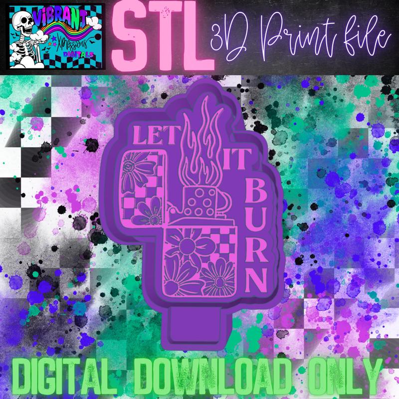 Let it Burn STL Freshie Housing