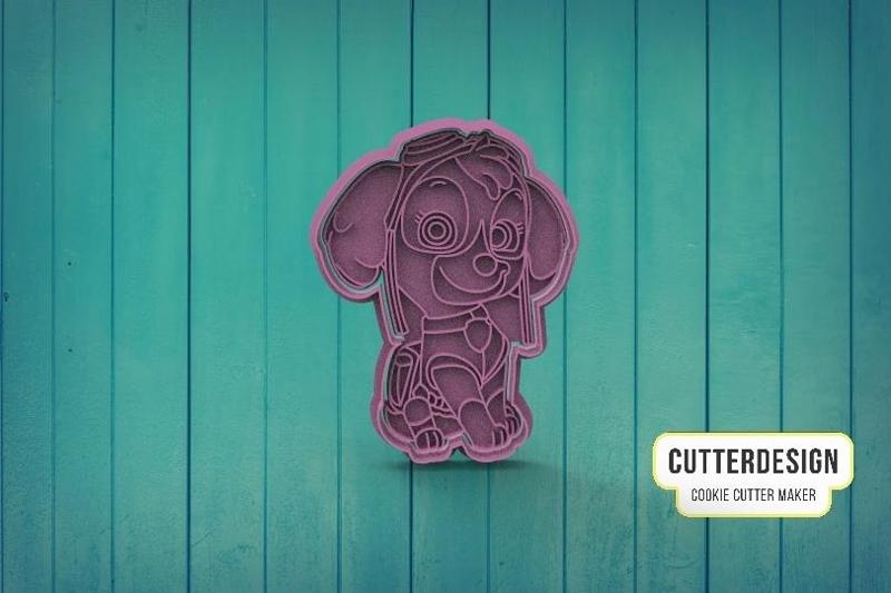 Skye Paw Patrol Cookie Cutter M2