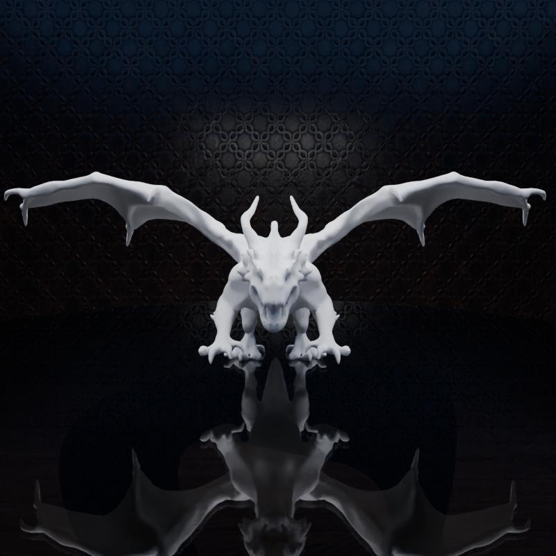 Majestic Dragon Figurine