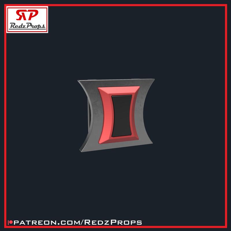 Black Widow Belt Buckle Cosplay Prop