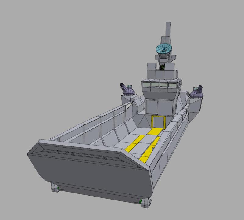 Landing barge for 6mm