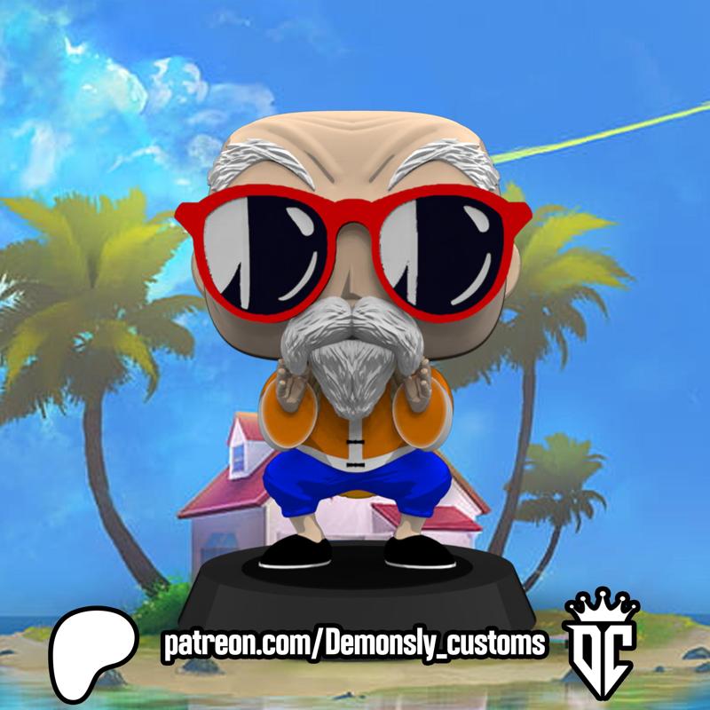 FUNKO POP MASTER ROSHI WITH TWO HEAD VERSIONS