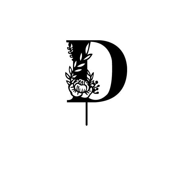 topper letter D