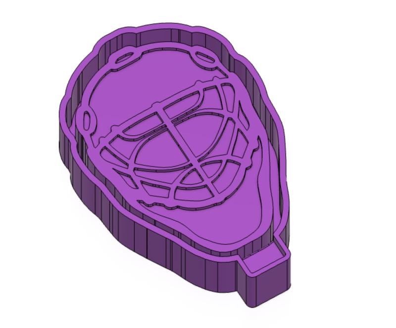 Hockey Goalie Mask FRESHIE MOLD - 3D MODEL MOLDING FOR MAKING SILICONE MOULD