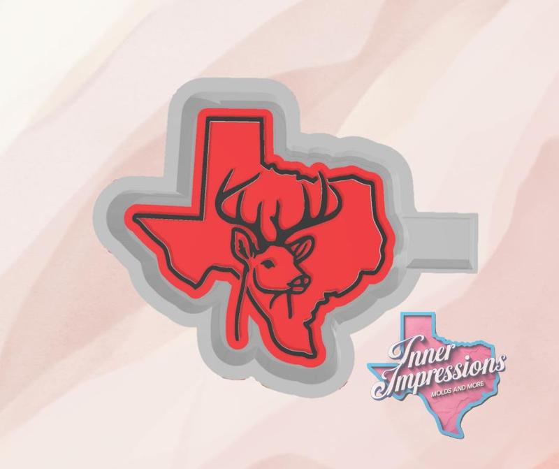 Texas Deer Freshie Mold