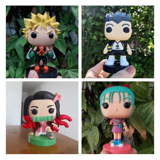 x4 Anime funkos
