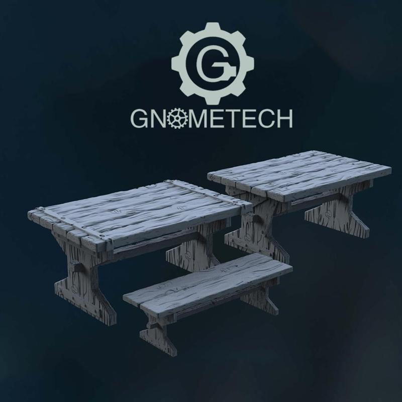 Medieval square table