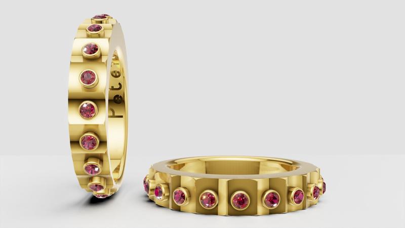 eternity band ring 3D printable model