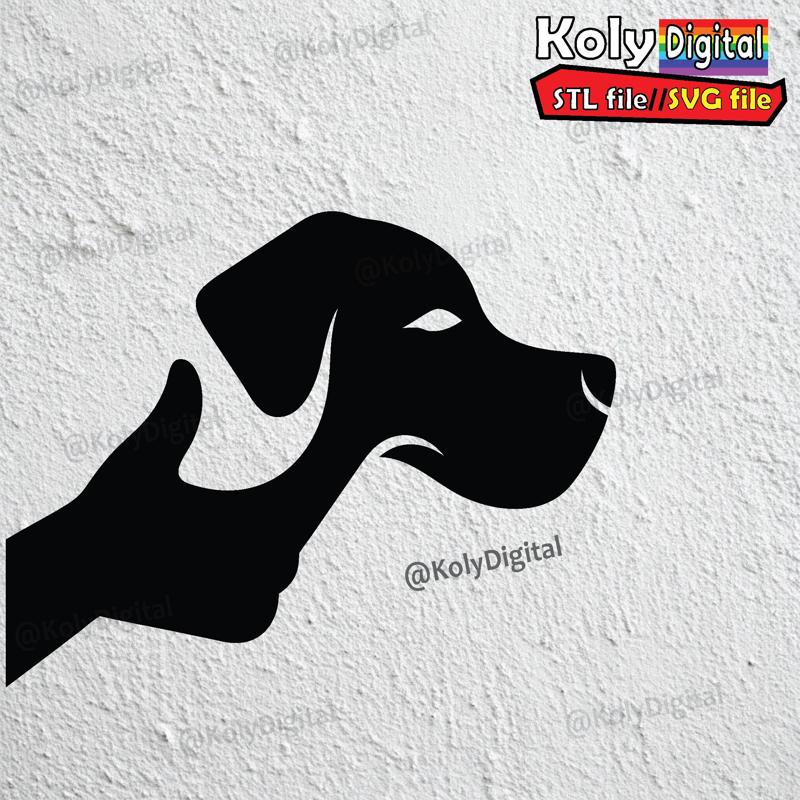 hand dog logo