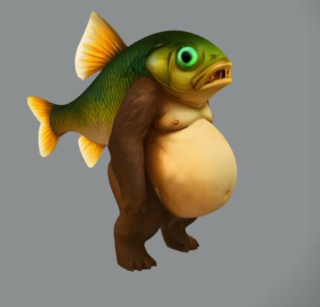 Tripi Tropi Tropa Tripa - Meme Figurine 3D Printable STL + OBJ + Textures (Brainrot Deluxe)