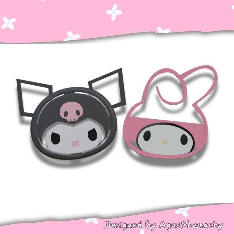 Kuromi and Melody Cookie Molds
