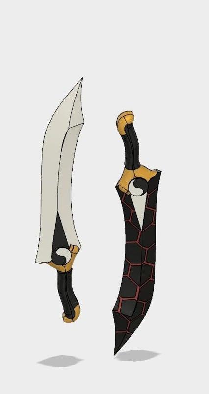 Fate Stay Night's Kanshou and Bakuya Blades