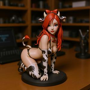 Anime Cow Girl Megu Ushio 3d Model figure v2