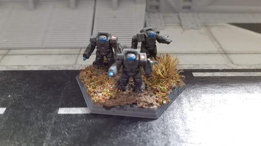 Gray Death Standard Battle Armor  6mm scale