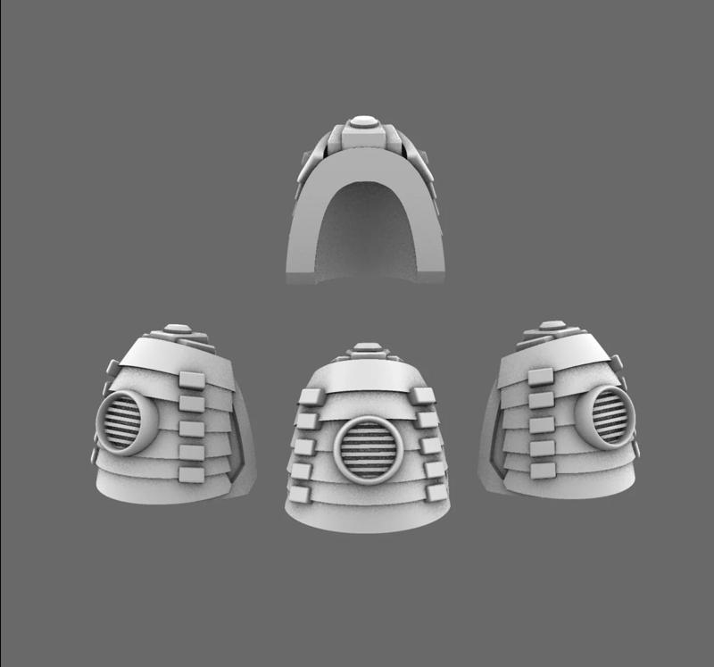 Cyber Samurai V7 Turbo Bushi Shoulder Pads