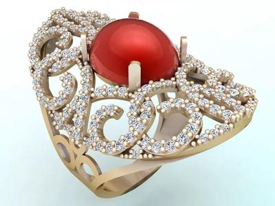Gemstone Rings - Oval stone ring - Womens Rings
