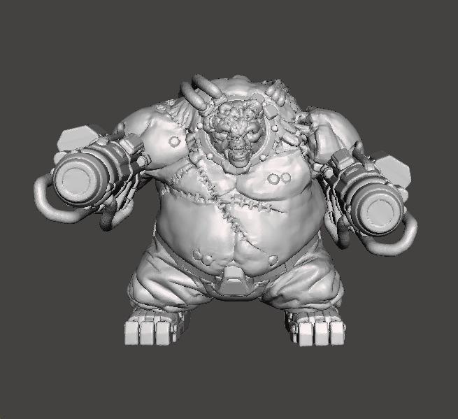 SERIOUS SAM SCRAPJACK MINIATURE MODEL FIGURE FOR SCIFI GAMES RPG DND