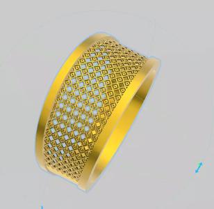 contemporary jali ring stl verified