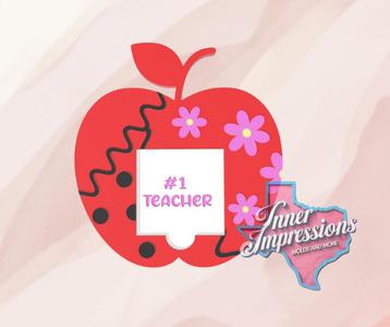 Flower Apple Post Note Holder