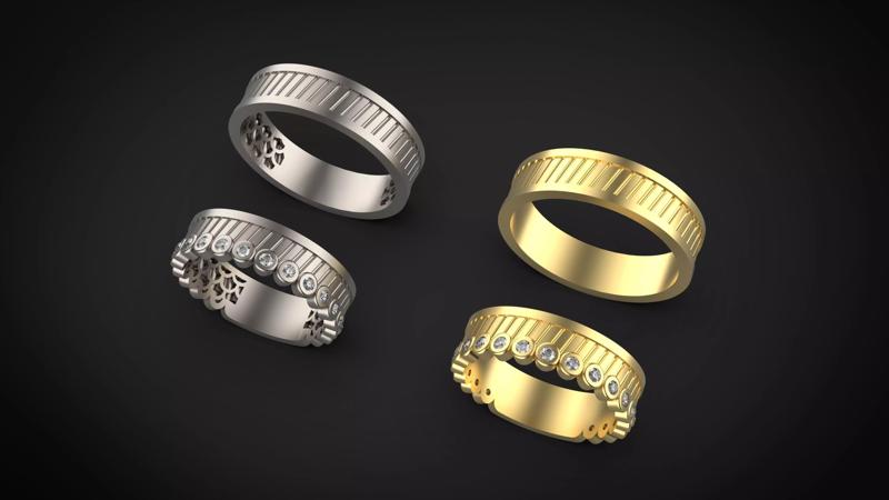 couple wedding band ring -7