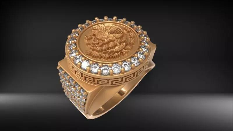 Coat of Arms Mexico - Escudo de Mexico RING