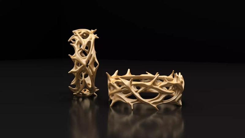Christ Crown Ring 3D Printable