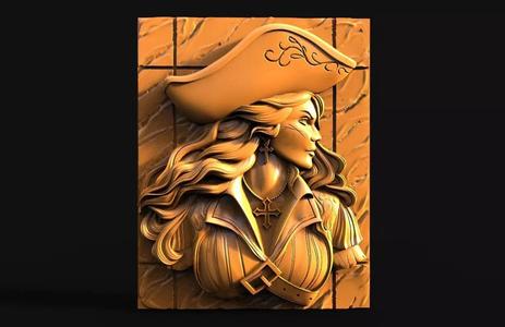 Pirate Woman CNC