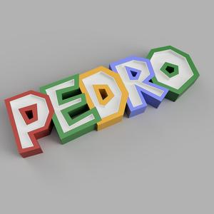 PEDRO -  LED LAMP WITH NAME (NAMELED)