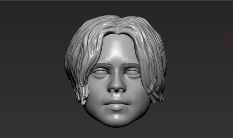 SUPER GIRL-THE FLASH (SASHA STREET) 3D HEAD MCFARLANE TOYS