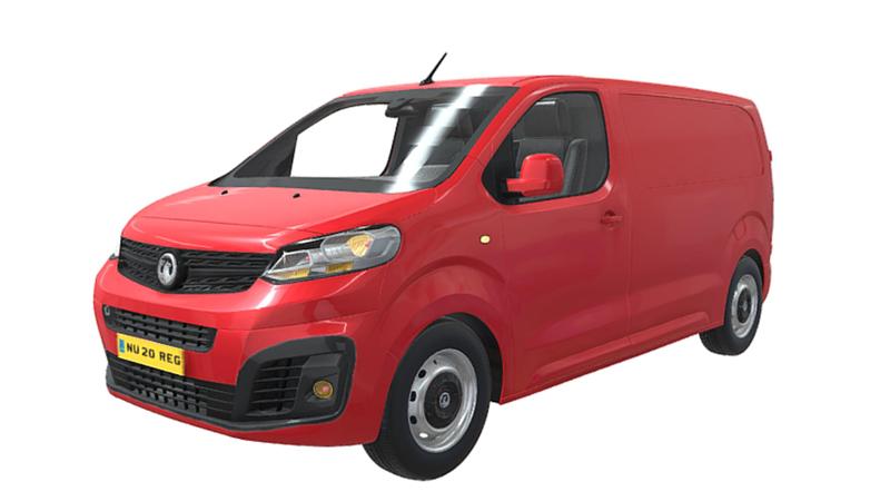Van - Vauxhall Vivaro (Red)