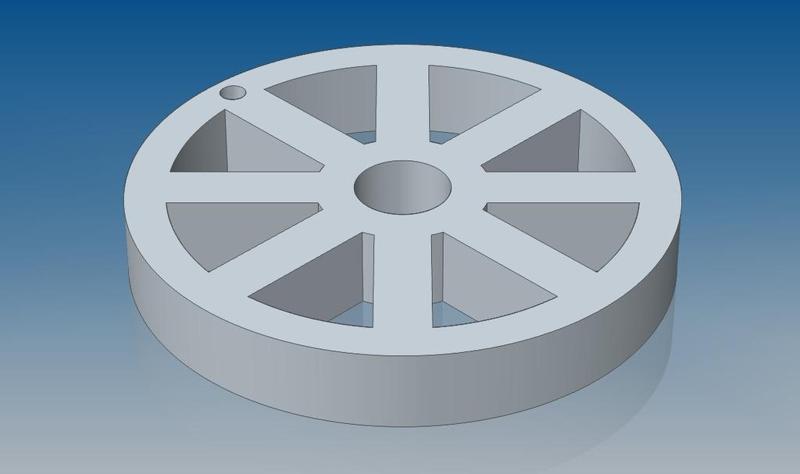 Wheel of transportation earrings